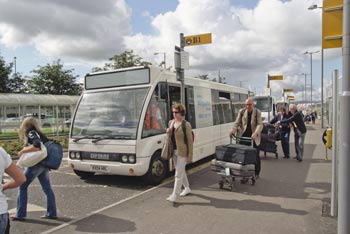 Transfer bus for Airparks Transfer bus for Airparks
