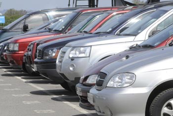 Generic parked cars Generic parked cars