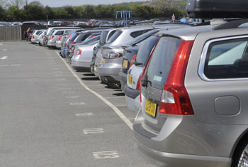 Generic row of cars Generic row of cars