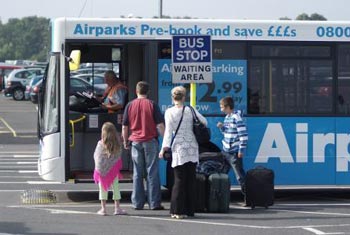 Birmingham off-airport parking with Airparks Birmingham Park and Ride with Airparks