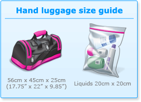 What is the standard size of carry-on luggage?