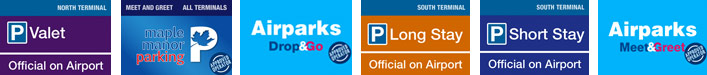 Gatwick Airport Parking Logos