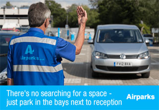 Reption bays at Gatwick Airparks Reption bays at Gatwick Airparks