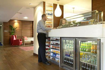 Relax in the bar at the Hampton by Hilton Liverpool airport Hampton by Hilton Liverpool airport bar