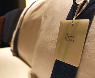 A firm pillow at the Heathrow Holiday Inn A firm pillow at the Heathrow Holiday Inn