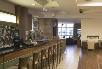 The bar at the Hilton Templepatrick Relax in the bar at the Hilton Templepatrick