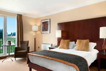 A room at the Hilton Templepatrick Belfast airport A double bedroom at the Hilton Templepatrick Belfast airport