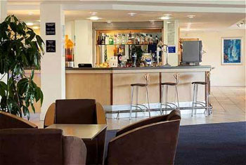 Enjoy a drink in the bar at the Holiday Inn Express Cardiff airport The bar at the Holiday Inn Express Cardiff airport