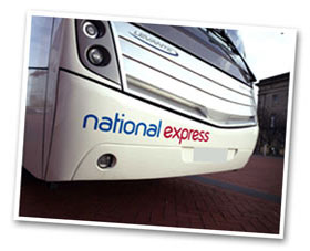 Travel by coach to the airport