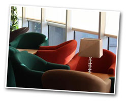 Relax in an airport lounge at Gatwick