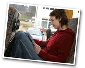Relax on a coach to the airport