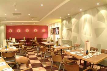 A Gatwick airport hotel restaurant A Gatwick airport hotel restaurant