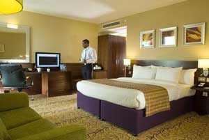 A room at the Courtyard by Marriott Gatwick A room at the Courtyard by Marriott Gatwick