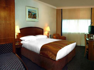 Bedroom at the Arora Hotel Heathrow A room at the Arora Hotel Heathrow