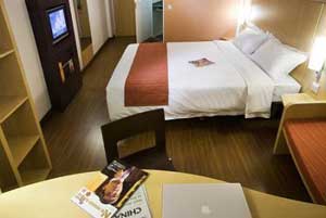 A room at the Ibis Luton A room at the Ibis Luton