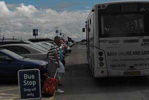 The transfer bus will take you to the terminal Luton airport Long Stay parking
