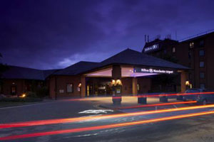 Stay overnight at the Manchester Hilton airport hotel without parking Manchester Hilton hotel exterior