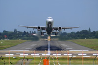 Plane at take off Plane at take off