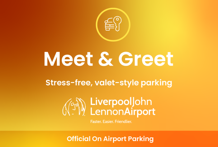 Liverpool airport meet and greet logo