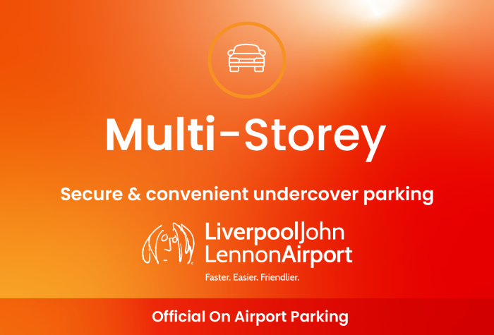 Multi storey airport parking liverpool logo