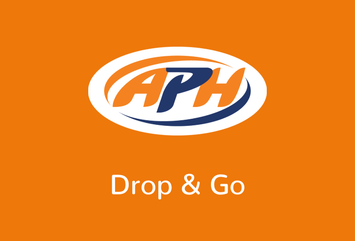 Aph drop and go logo