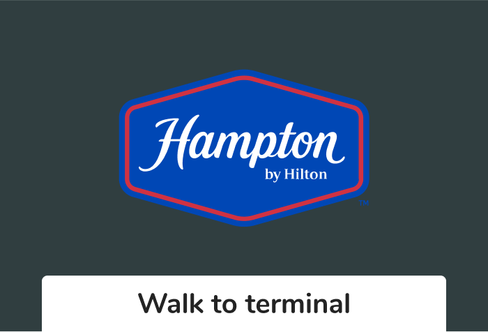 Hampton hilton stansted airport logo
