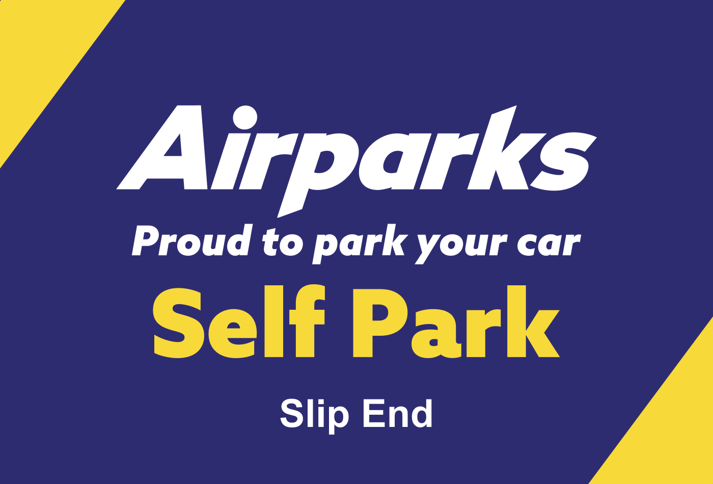 Airparks self park larger vehicles logo