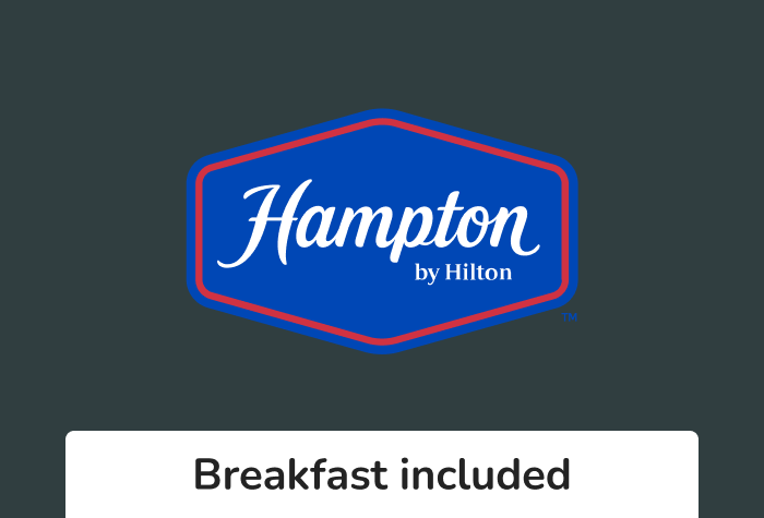Hampton hilton stansted airport logo