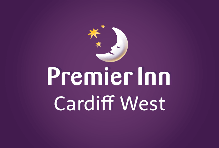 Premier inn cardiff west logo