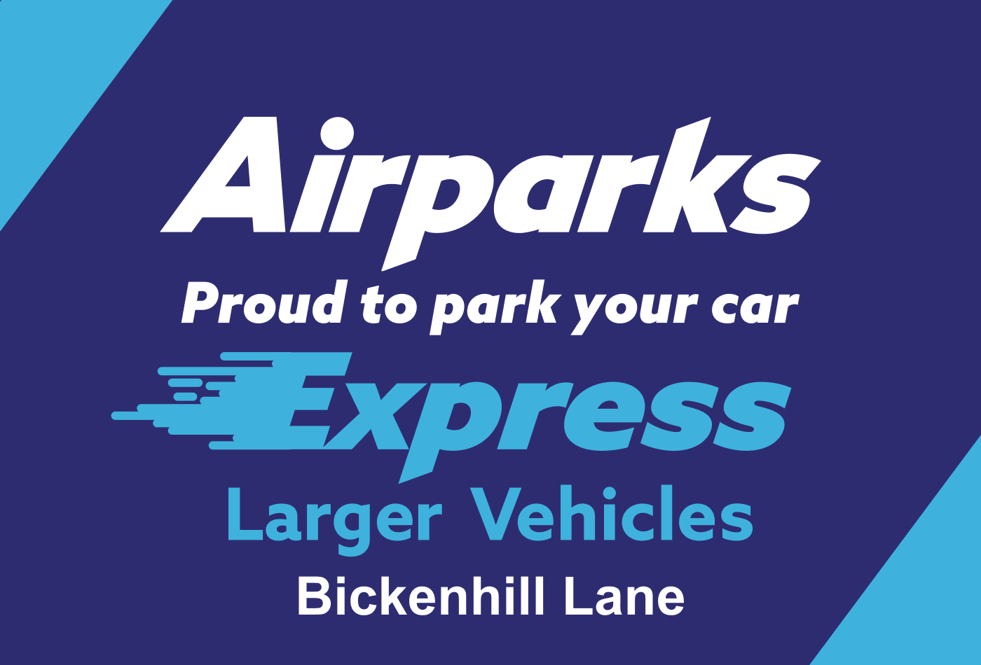 Airparks express larger vehicles birmingham logo