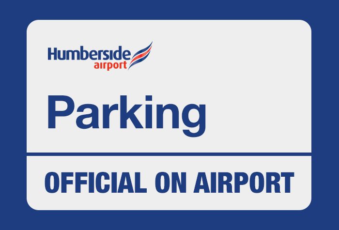 On airport parking humberside logo
