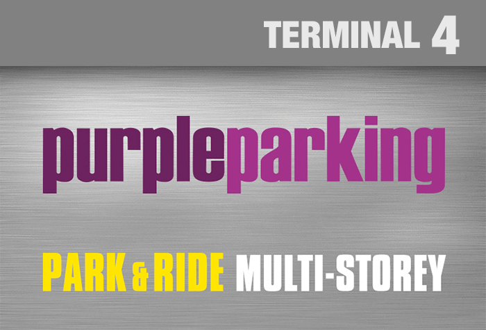 Purple parking logo