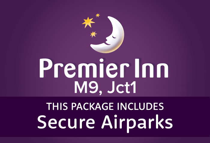 Premier inn m9 j1 edinburgh airport logo