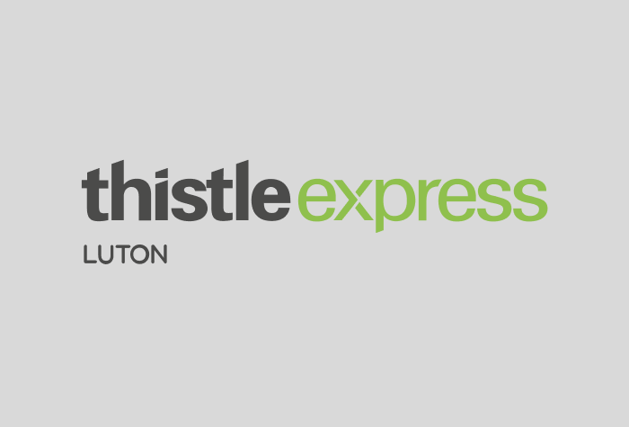 Thistle express luton airport logo