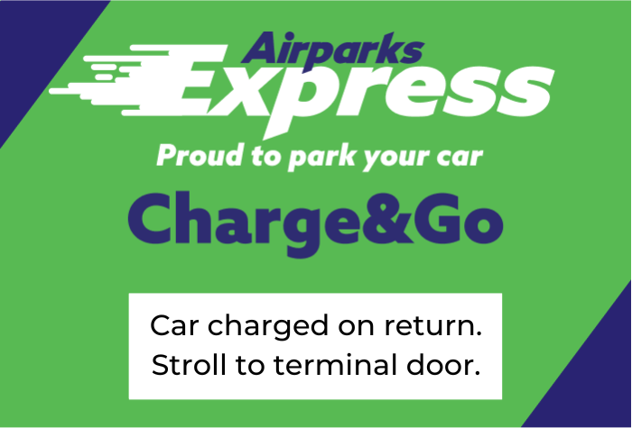 Airparks express charge and go logo