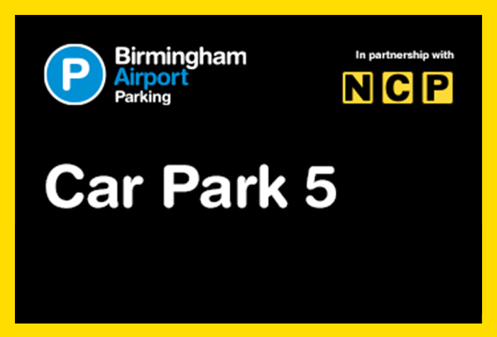 Birmingham airport car park 5 logo