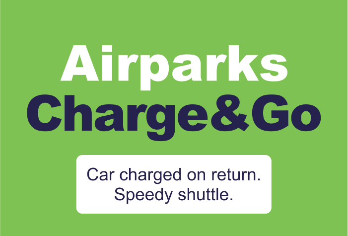 Airparks charge and go logo