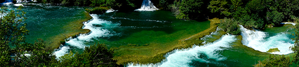 Wasserfall Wasserfall Kroatien