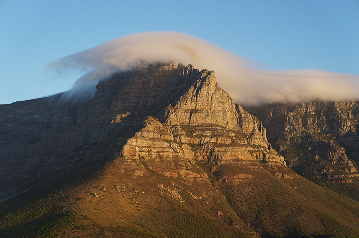 Sehenswuerdigkeiten Kapstadt Tafelberg Tafelberg in Kapstadt