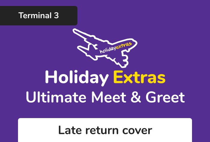 Holiday Extras Meet and Greet T3 logo