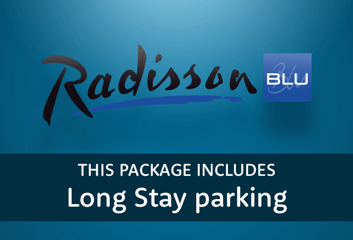 Stansted airport hotel and parking discount codes - Radisson Blu Hotel Logo