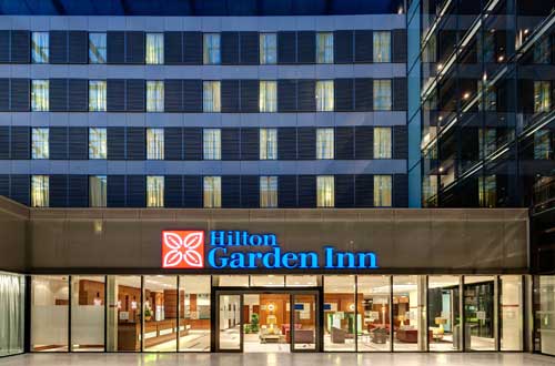 Auenansicht Hilton Garden Inn Frankfurt Airport