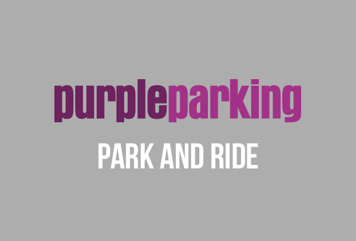 Purple Parking Park and Ride logo