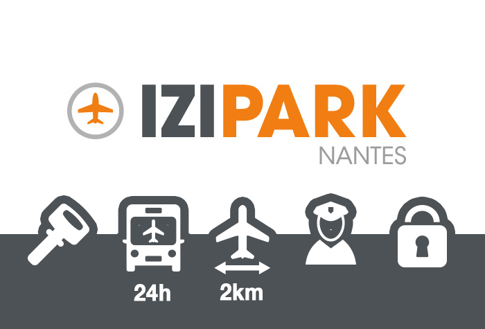 Izipark Parking Extérieur Nantes Logo - Parking à l’aéroport de Nantes